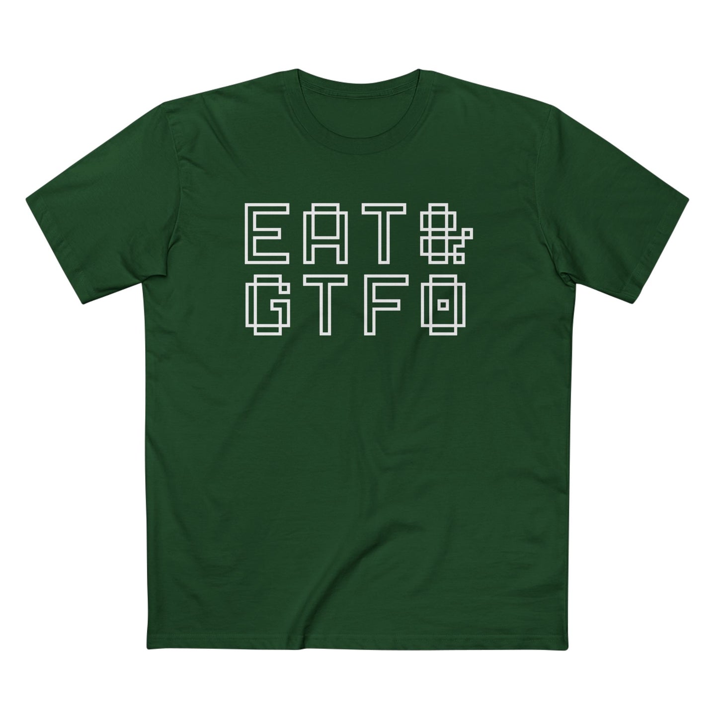 EAT & GTFO 8-BIT TEE