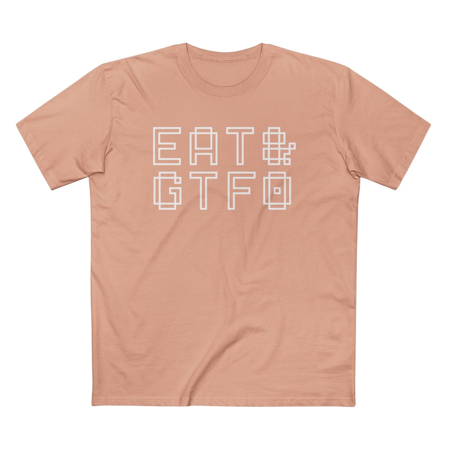 EAT & GTFO 8-BIT TEE