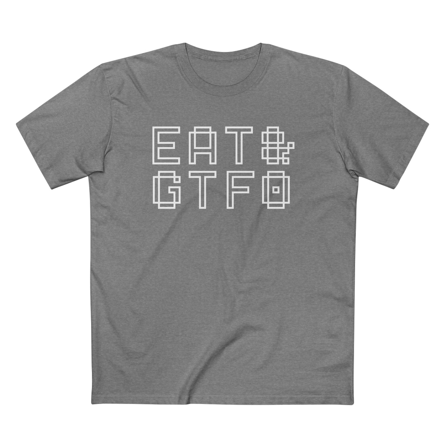 EAT & GTFO 8-BIT TEE